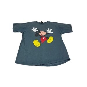 Vtg  Disney T Shirt Mens L Mickey Unlimited Mouse Faded Fader Single Stitch 1n